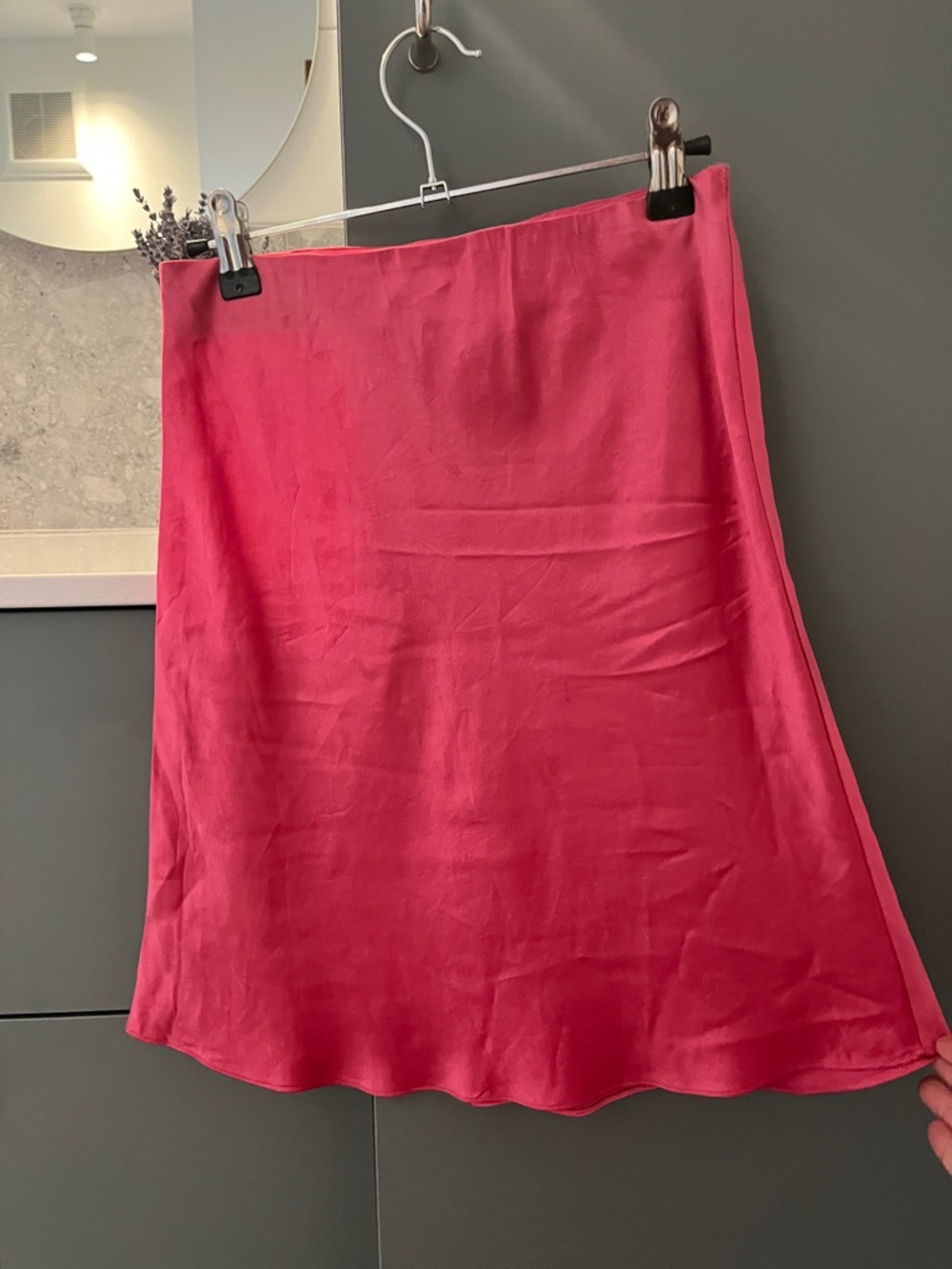 Babaton Hot Pink A-Line Skirt